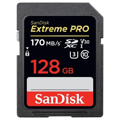 Sandisk Exrteme PRO 128Gb Memoria Flash SDXC Classe 10 UHS-I