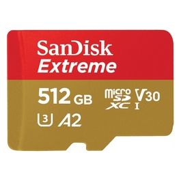 SanDisk Extreme 512Gb MicroSDHC UHS-I Classe 10