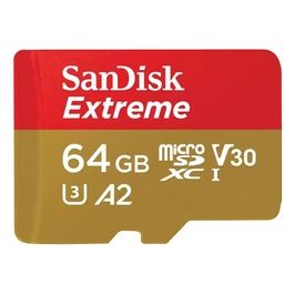 SanDisk Extreme 64Gb MicroSDXC UHS-I Classe 10