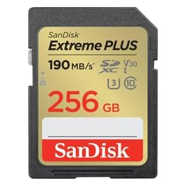 Extreme PLUS 256Gb SDXC 190MB/s UHS-I