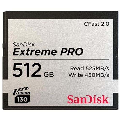 SanDisk Extreme Pro 512Gb Memoria Flash CFast 2.0
