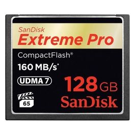 SanDisk Extreme Pro CompactFlash Scheda di Memoria 128 GB, 160 MB/s