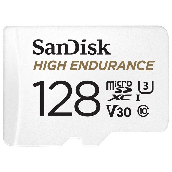 SanDisk High Endurance Memoria Flash 128Gb MicroSDXC UHS-I Classe 10