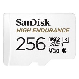 SanDisk High Endurance Scheda di Memoria Flash 256Gb Video Class V30 / UHS-I U3 / Class10 UHS-I microSDXC