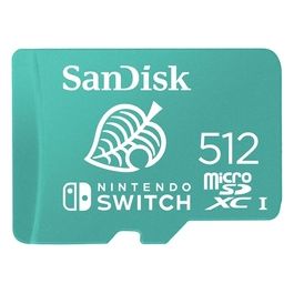 SanDisk microSDXC UHS-I Scheda per Nintendo Switch 512Gb Prodotto con Licenza Nintendo