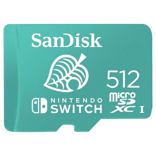SanDisk microSDXC UHS-I Scheda per Nintendo Switch 512Gb Prodotto con Licenza Nintendo