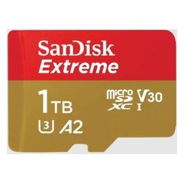 SanDisk Scheda microSDXC Extreme da 1Tb con Adattatore SD e RescuePRO Deluxe