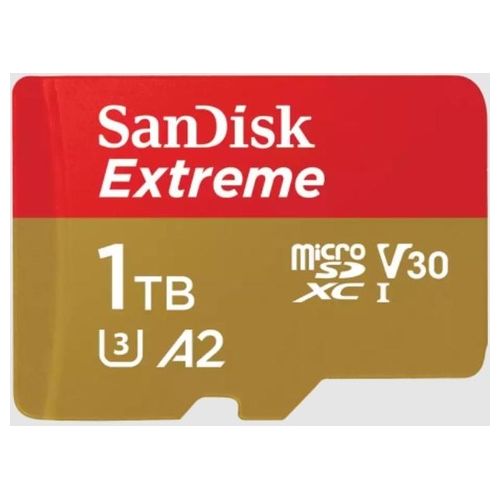 SanDisk Scheda microSDXC Extreme da 1Tb con Adattatore SD e RescuePRO Deluxe