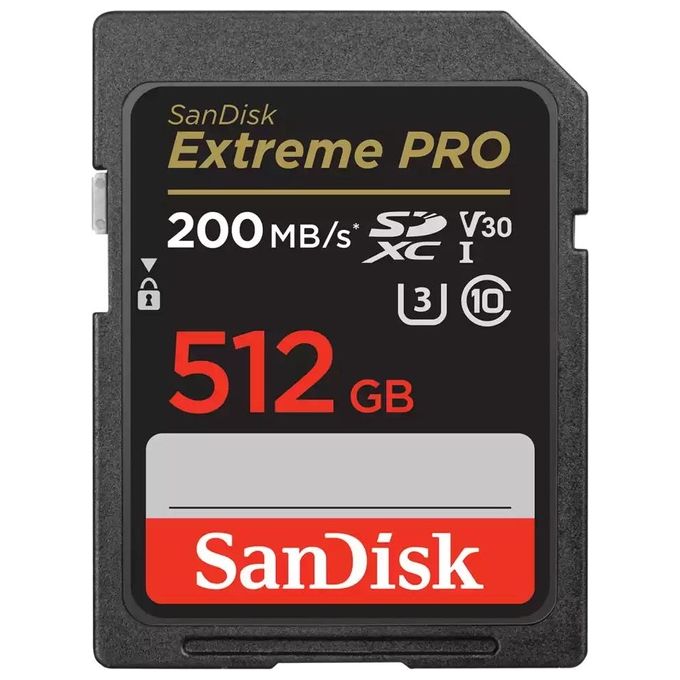 SanDisk SDSDXXD-512G-GN4IN Extreme PRO 512Gb SDXC Classe 10