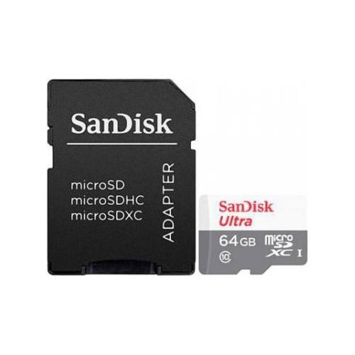 SanDisk SDSQUNR-064G-GN3MA 64Gb Ultra MicroSDXC Memoria Flash Classe 10