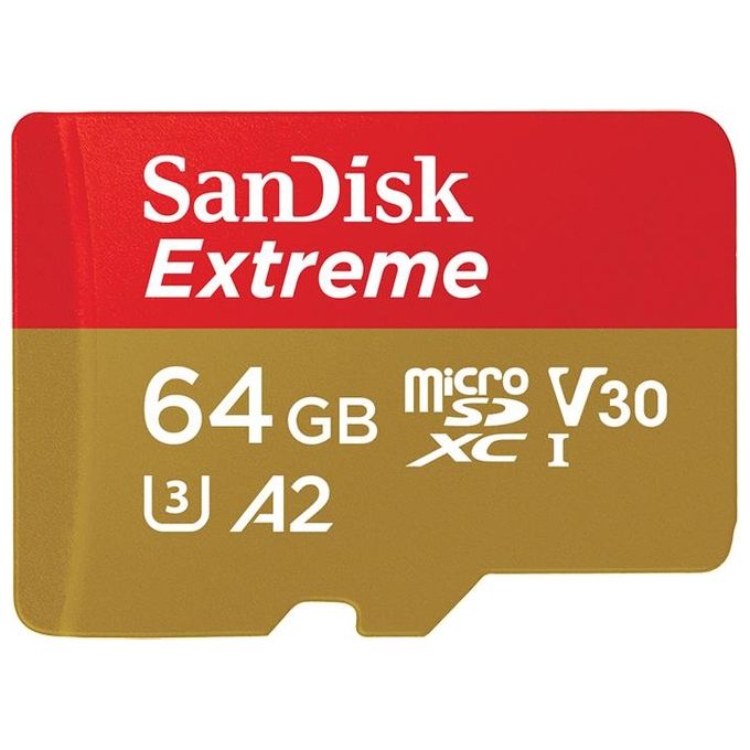 SanDisk SDSQXAH-064G-GN6AA Extreme 64Gb MicroSDXC UHS-I Classe 10
