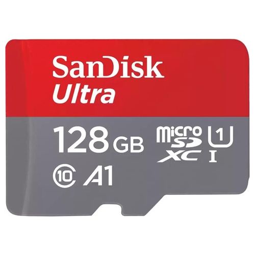 SanDisk Ultra 128GB microSDXC + adattatore SD fino a 140 MB/s UHS-I Class 10 U1