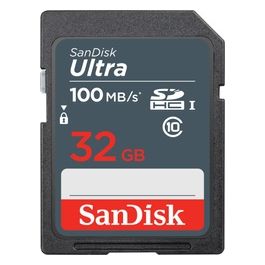 SanDisk Ultra 32GB SDHC Memory Card 100MB/s UHS-I Classe 10