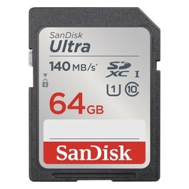 SanDisk Ultra 64GB SDXC velocità fino a 140 MB/s, UHS-I, Classe 10, U1