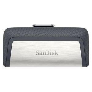 Sandisk Ultra Dual USB Drive Type-C 32 GB, USB 3.1 Type C, Nero/Argento