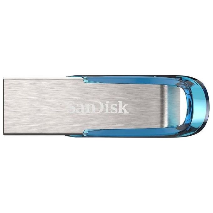 Sandisk Ultra Flair 128Gb Chiavetta Usb 3.0 Velocita' di Lettura fino a 150MB/s Blu