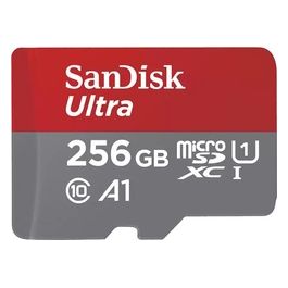 Ultra Scheda di Memoria Flash 256Gb A1 / UHS Class 1 / Class10 UHS-I microSDXC