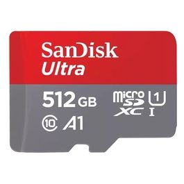 SanDisk Ultra Scheda di Memoria Flash 512Gb A1 / UHS Class 1 / Class10 UHS-I microSDXC