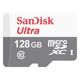 SanDisk Ultra Scheda di Memoria Flash 128 GB A1 / UHS Class 1 / Class10 UHS-I microSDXC