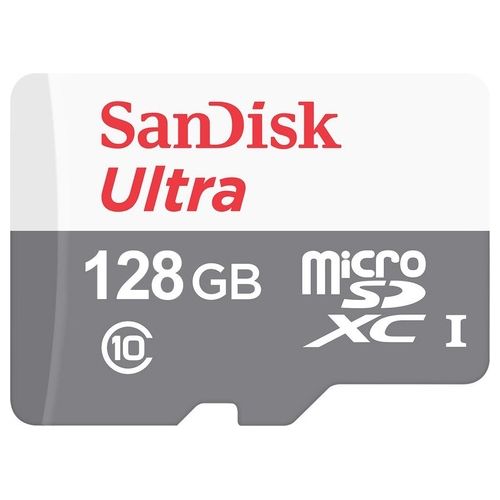 SanDisk Ultra Scheda di Memoria Flash 128 GB A1 / UHS Class 1 / Class10 UHS-I microSDXC