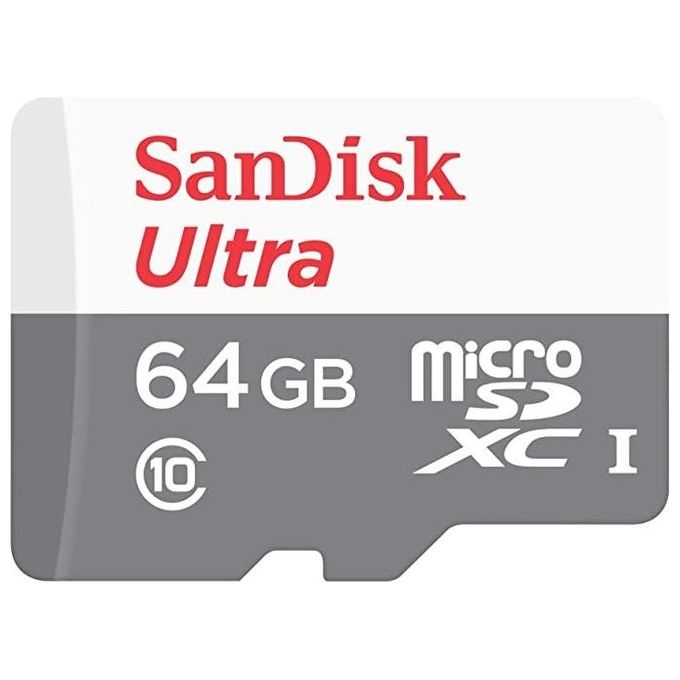 SanDisk Ultra Scheda di Memoria Flash 64Gb Class 10 UHS-I microSDXC