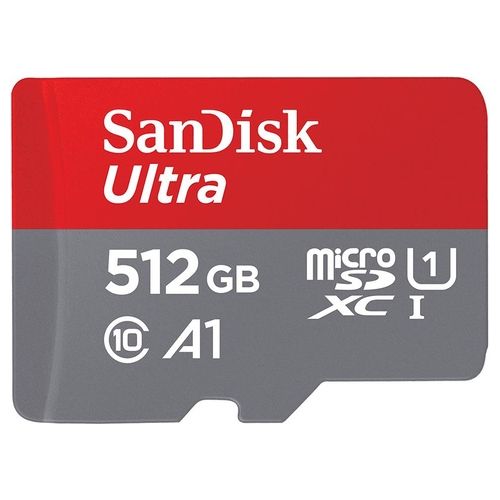 SanDisk Ultra Scheda di Memoria Flash Adattatore da microSDXC a SD in Dotazione 512Gb Class 10 UHS-I microSDXC