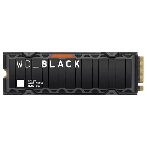 SanDisk WD Black SN850 NVMe SSD WDBAPZ5000BNC Ssd 500Gb Interno M.2 2280 PCIe 4.0 x4 (NVMe) Dissipatore Integrato