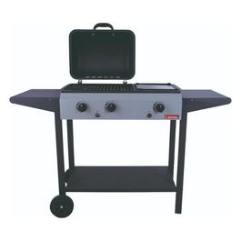 Barbecue America 3 Fuochi a Gas Acciaio 7.5 kw