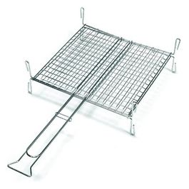 Graticola Doppia Modello Largo con Piedi 350x400mm