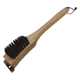 Spazzola per Barbecue Legno con Raschietto 38cm