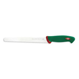 Sanelli Premana Coltello Pane, Acciaio Inossidabile, Verde, 24 cm