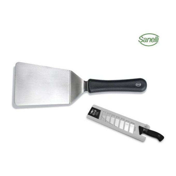 Sanelli Spatola per lasagne in acciaio inox Nero 29x8x9 cm