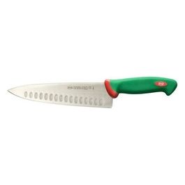 Sanelli Premana Professional Coltello Trinciate Olivato, Acciaio Inossidabile, Verde/Rosso, 21 cm