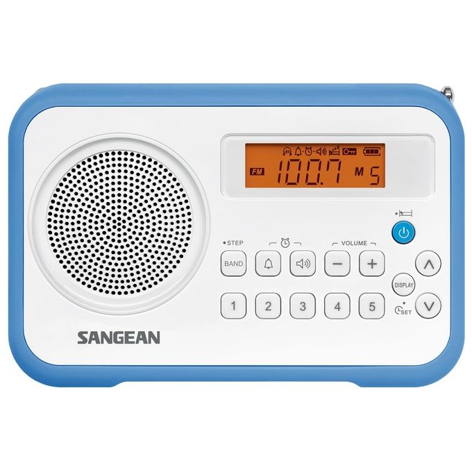 Sangean PR-D18 Radio Portatile Digitale Blu