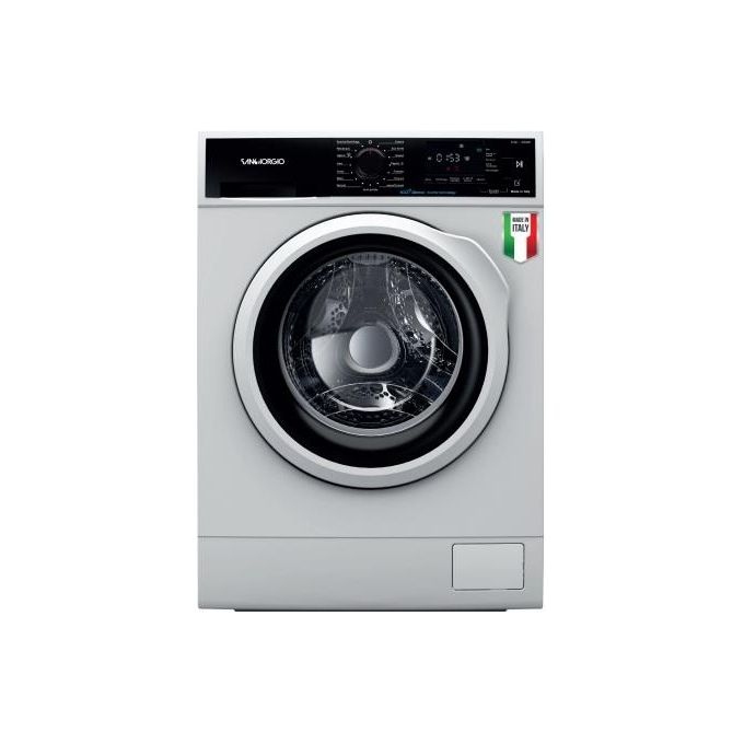Image of Sangiorgio SLIM-FS714CA9 Lavatrice Slim 7 Kg Classe A Profondita' 45 cm Centrifuga 1400 giri Inverter Vapore