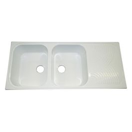 Sanitana Italia Lavello A 2 Bacinelle 116X50 Bianco