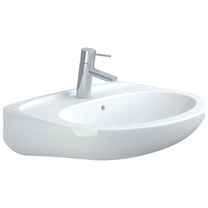 Sanitana Munique Plus Lavabo Cm.60 Monoforo Bianco 