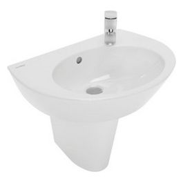 Sanitana Pop Lavabo 60X45 Appoggio Parete Bianco 