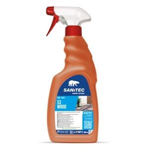 Sanitec Confezione 6 Detergente Superfici Legno 500ml