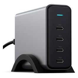 Satechi Caricatore Gan Usb-C 165W 4 Porte Space Gray