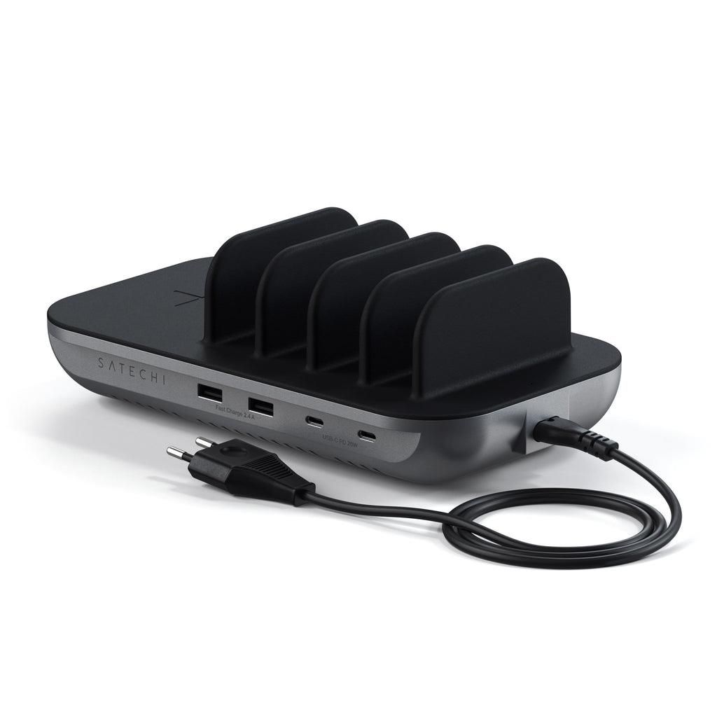 Satechi Dock5 Stazione di Ricarica Usb e Ricarica Wireless