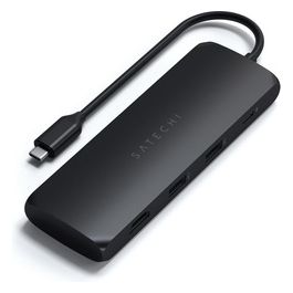 Satechi Hub Usb-C Hybrid Multiport Adapter con Ssd Nero