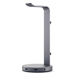 Satechi Stand per Cuffie Hub Usb in Alluminio Space Gray