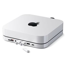 Satechi Supporto con Hub in Alluminio per Mac Mini Silver