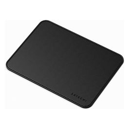 Tappetino per Mouse in Ecopelle 25x19cm Sicuro per Superfici in Legno Laccate e Verniciate Nero