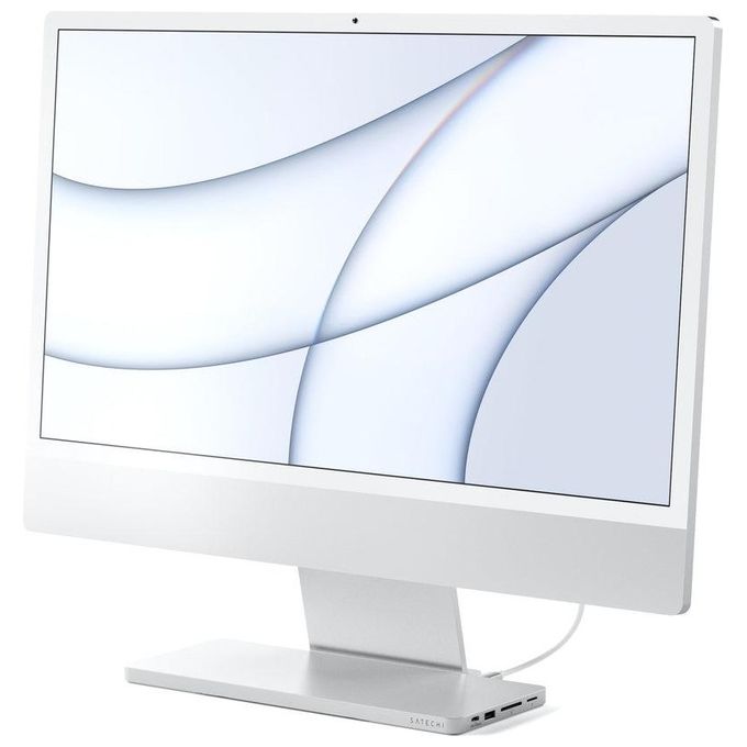 Satechi Usb-C Slim Dock Hub per iMac 24'' Silver