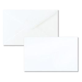 Confezione 100 Biglietti e 100 Buste Bristol 9x14cm