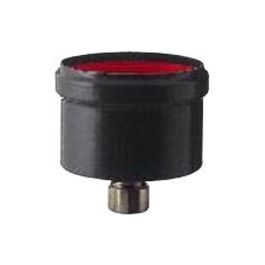 Tappo per Pellet 1,2mm per Tubi a T 8cm Porcellanato Nero Opaco con Manicotto in Ottone