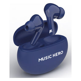 Auricolari Bluetooth True Wireless In-ear Blu con Custodia di Ricarica e Controllo Touch