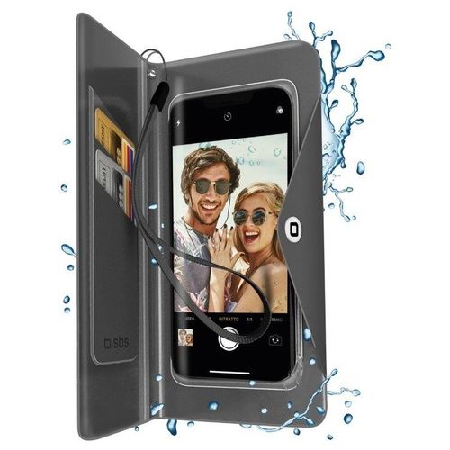 Sbs Black Splash Wallet per Smartphone fino a 6.8" Splash Resistant